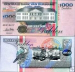 *1000 Gulden Surinam 1995, P141b UNC