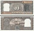 *10 Rupií India 1970-75, P59 AU/UNC