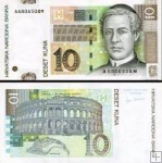 *10 Kuna Chorvátsko 2001, P38a UNC