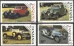 Známky Tanzánia 1986 Automobily, MNH