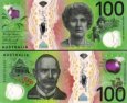 *100 Dolárov Austrália 2018, polymer P66 UNC