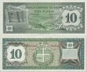 *10 Florin Aruba 1986 P2 UNC