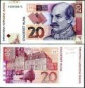 *20 Kuna Chorvátsko 2001, P39 UNC