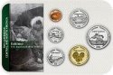Sada 6 ks mincí USA 1 Cent - 1 Dollar 2016 Eskimo blister
