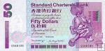 **50 hongkongských dolárov HongKong 2002