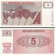 *5 Toliarov Slovinsko 1990 VZOREC P3s1 UNC *5 Toliarov Slovinsko 1990 VZOREC P3s1 UNC