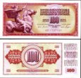 *100 Dinárů Jugoslávie 1965-1986 P80 UNC *100 Dinárů Jugoslávie 1965-1986 P80 UNC