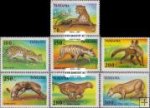 Známky Tanzánia 1995 Africkí predátori nerazítk. séria MNH