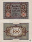 *100 Mariek Nemecko 1920, P69b AU/UNC