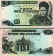 *5 Bolivianos Bolívie 1993, P209 UNC *5 Bolivianos Bolívie 1993, P209 UNC
