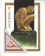 Známky Benin 1998 Minerály a kamene razítkovaný hárček Známky Benin 1998 Minerály a kamene razítkovaný hárček