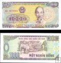 1000 Dong Vietnam 1988, P106 UNC