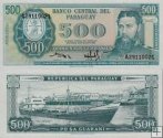 *500 Guaranies Paraguaj 1982, P206 UNC