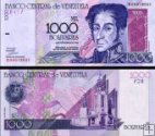 *1000 Bolivares Venezuela 1998, P79 UNC