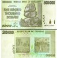 *500 000 dolarů Zimbabwe 2008, P76a UNC *500 000 dolarů Zimbabwe 2008, P76a UNC