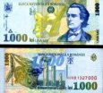 *1000 Lei Rumunsko 1998, P106 UNC *1000 Lei Rumunsko 1998, P106 UNC
