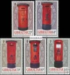 *Známky Gibraltar 2016 Poštové schránky séria MNH