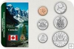 Sada 6 ks mincí Kanada 1 Cent - 1 Dollar 1968 - 1989 blister