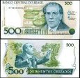 *500 Cruzados Brazílie 1986-1988, P212 UNC *500 Cruzados Brazílie 1986-1988, P212 UNC