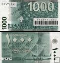 *1000 Livres Libanon 2004, P84a UNC