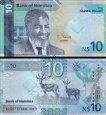 *10 Dolárov Namíbia 2025, P20 UNC, polymer *10 Dolárov Namíbia 2025, P20 UNC, polymer