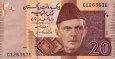 *20 Rupií Pakistan 2005-6, P46 UNC *20 Rupií Pakistan 2005-6, P46 UNC