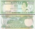 *2 fidžijské doláre Fidži 1988, P87 UNC *2 fidžijské doláre Fidži 1988, P87 UNC