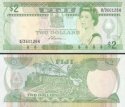*2 fidžijské doláre Fidži 1988, P87 UNC
