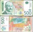 *500 Srbských Dinárů Srbsko 2007-12, P59 UNC