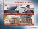 *Známky Togo 2010 Zeppelin neraz. séria MNH *Známky Togo 2010 Zeppelin neraz. séria MNH