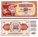 *100 Dinárov Juhoslávia 1986, P90c UNC