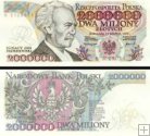 *2 000 000 zlotych Poľsko 1992, P158b UNC