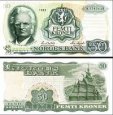 *50 nórskych korún Nórsko 1962-89, P37 UNC *50 nórskych korún Nórsko 1962-89, P37 UNC