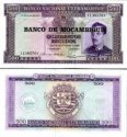 *500 mozambických escudos Mozambik 1976, P118 UNC