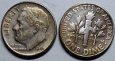 Strieborná minca 10 Centov USA 1946 VF, Roosevelt Strieborná minca 10 Centov USA 1946 VF, Roosevelt