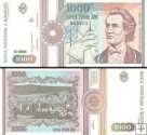 *1000 Lei Rumunsko 1991, P101Ab UNC