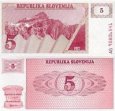 *5 Toliarov Slovinsko 1990, P3a UNC *5 Toliarov Slovinsko 1990, P3a UNC