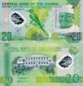 *20 Dalasis Gambia 2014-5, polymer, P30 UNC