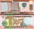 50 000 Meticias Mozambik 1993, P138 UNC 50 000 Meticias Mozambik 1993, P138 UNC
