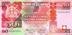 *50 Shillings Uganda 1987-98, P30 UNC