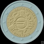 *2 Euro Taliansko 2012, 10. výročie zavedenia Eura
