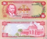 *50 centov Jamajka 1970, P53a UNC