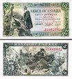 *5 Pesetas Španielsko 1945 P129 UNC