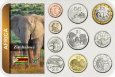 Sada 10 ks mincí Zimbabwe 1 Cent - 25 Dollars 1980-2003 blister Sada 10 ks mincí Zimbabwe 1 Cent - 25 Dollars 1980-2003 blister