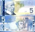 *5 Dolárov Kanada 2006-11, P101A UNC *5 Dolárov Kanada 2006-11, P101A UNC