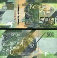 *500 Shillings Keňa 2019-2024 P55 UNC *500 Shillings Keňa 2019-2024 P55 UNC