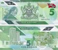 *5 Dolárov Trinidad a Tobago 2020 P61, polymer UNC *5 Dolárov Trinidad a Tobago 2020 P61, polymer UNC