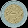 *2 Euro Taliansko 2012, 10. výročie zavedenia Eura *2 Euro Taliansko 2012, 10. výročie zavedenia Eura