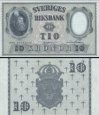 **10 Korún Švédsko 1957, P43e UNC