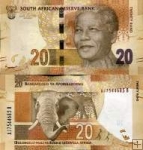 *20 Randov Južná Afrika 2012, Mandela P134 UNC
